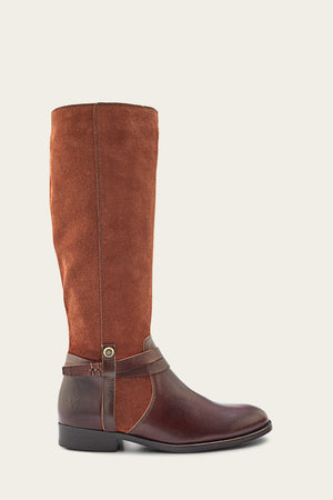 Frye melissa seam tall cognac best sale