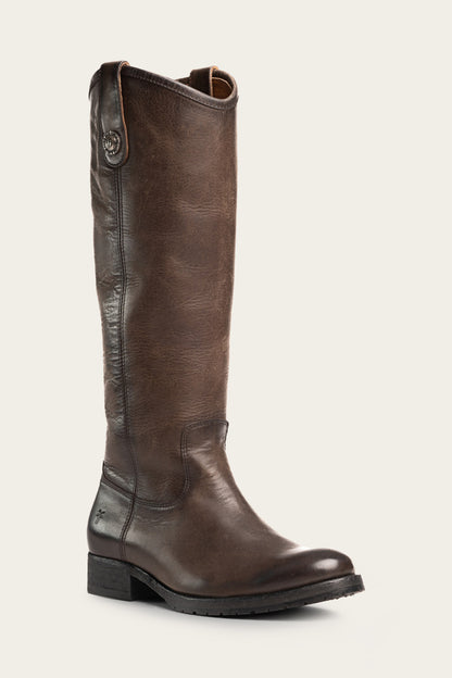 Melissa Button Lug Tall Boot The Frye Company