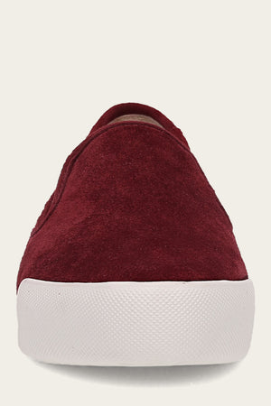 Mia Slip On - Wine - Front