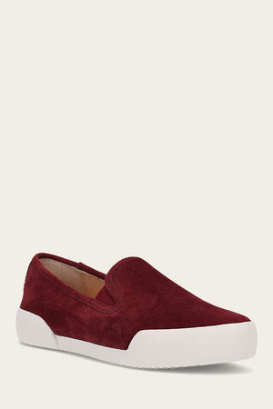 Mia Slip On - Wine - Hero