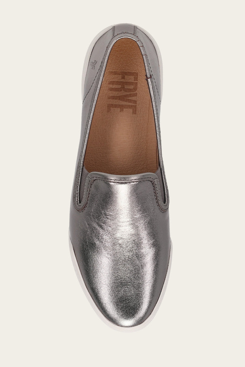 Mia Slip On - Dark Pewter - Top Down