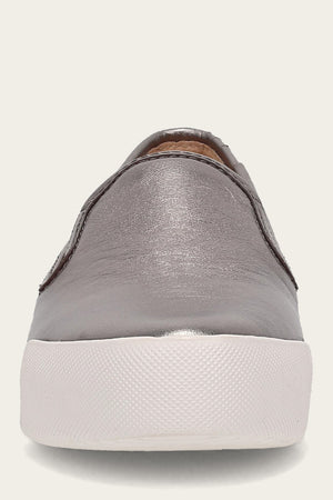 Mia Slip On - Dark Pewter - Front