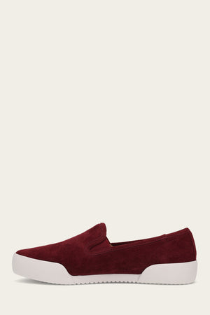 Mia Slip On - Wine - Inside