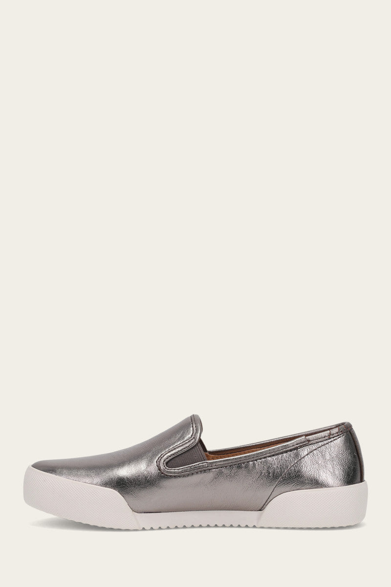 Mia Slip On - Dark Pewter - Inside