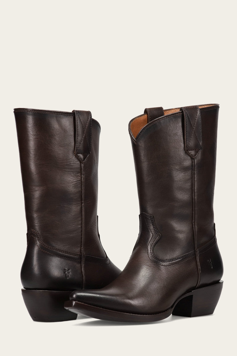 Frye flynn mid pull on boot online