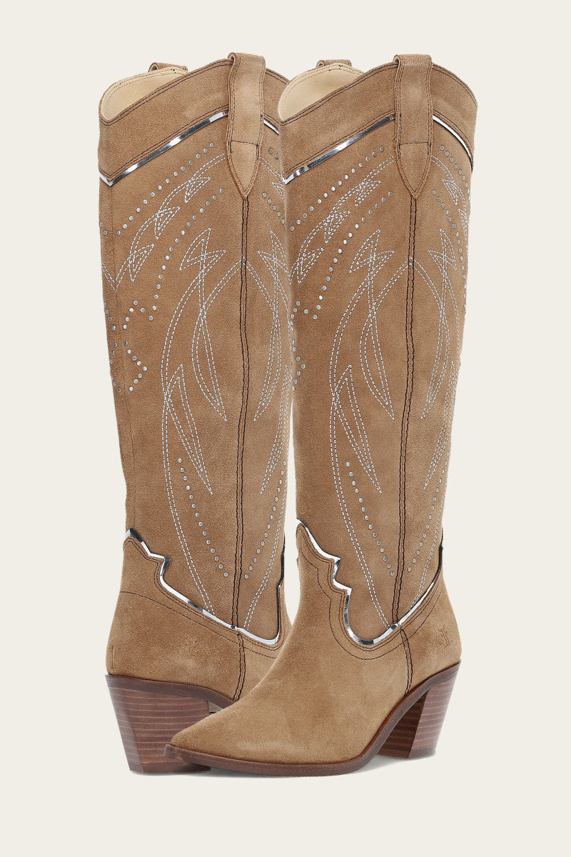 Sara Western Tall Stud - Almond - Pair