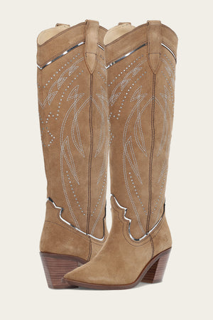 Sara Western Tall Stud - Almond - Pair