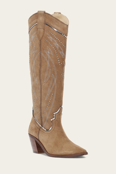 Sara Western Tall Stud - Almond - Hero