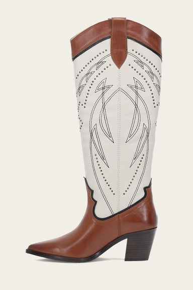 Sara Western Tall Stud - Cinnamon Ivory - Inside