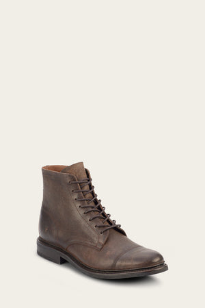 Seth Cap Toe Lace Up - Graphite - Hero