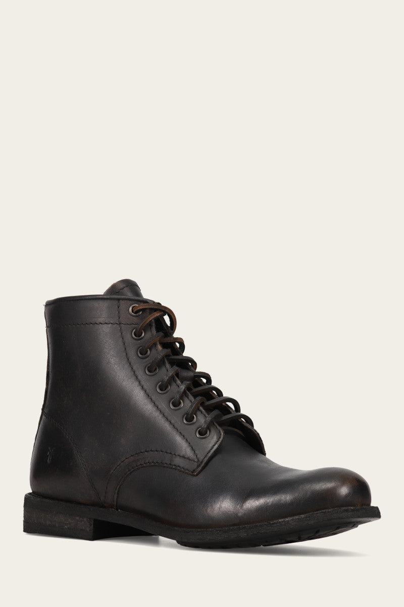 Tyler Flex Lace Up - Antiqued Black - Hero