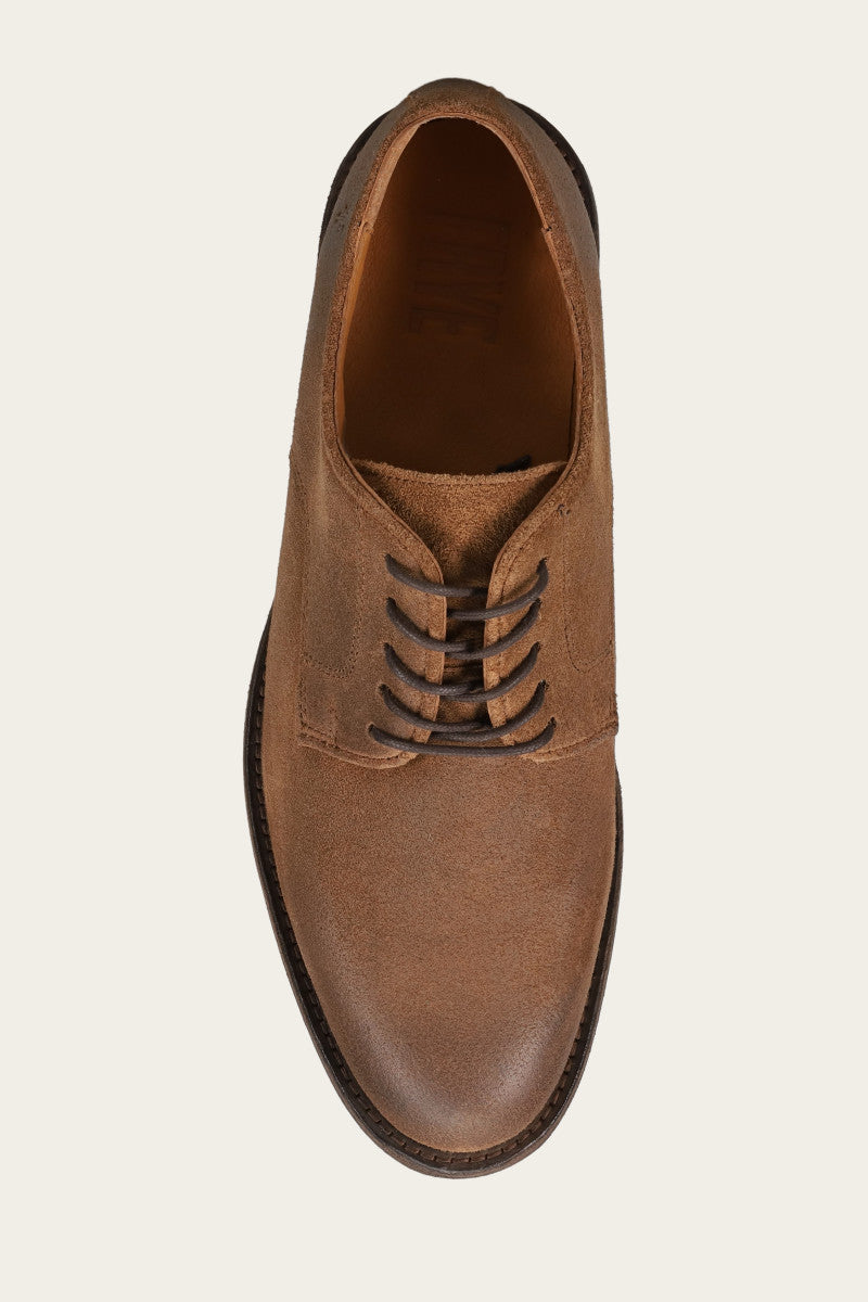 Tyler Flex Oxford - Bark - Top Down