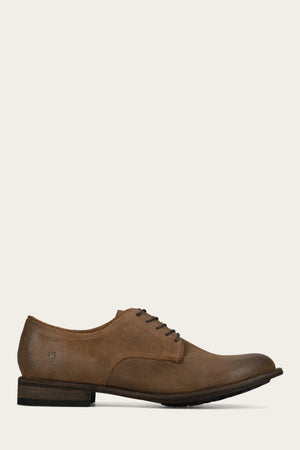 Tyler Flex Oxford - Bark - Outside