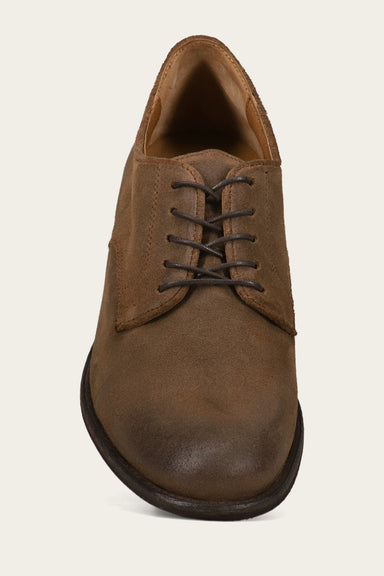 Tyler Flex Oxford - Bark - Top Down