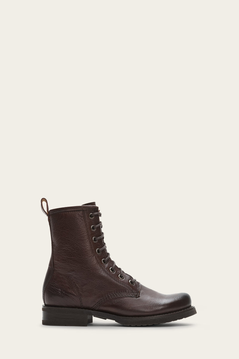 Veronica Combat - Dark Brown - Outside