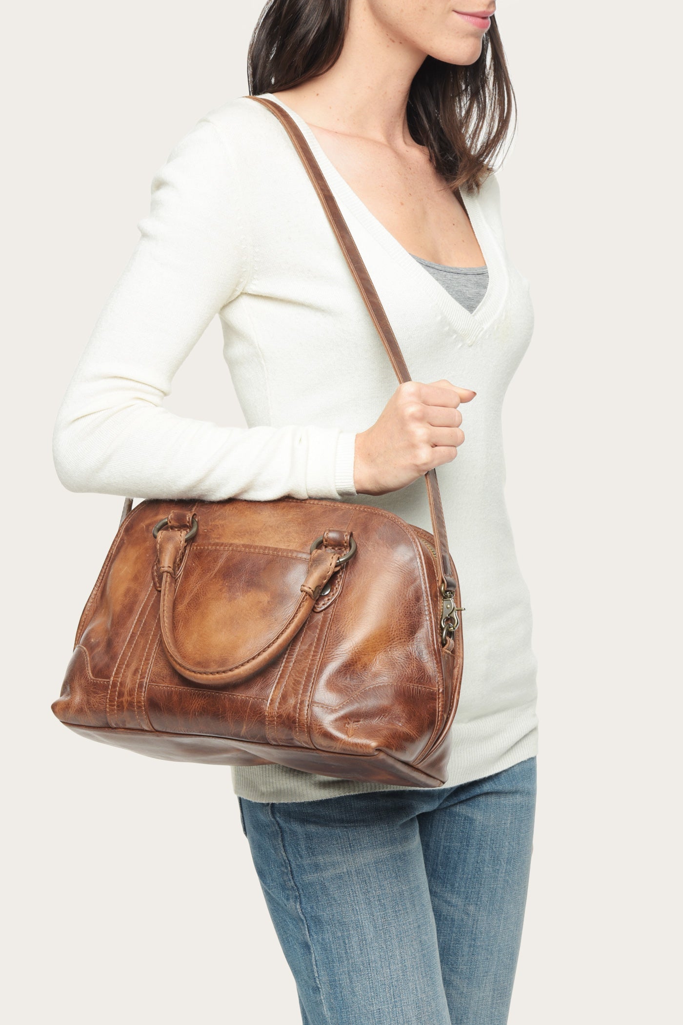 Frye melissa cheap domed satchel