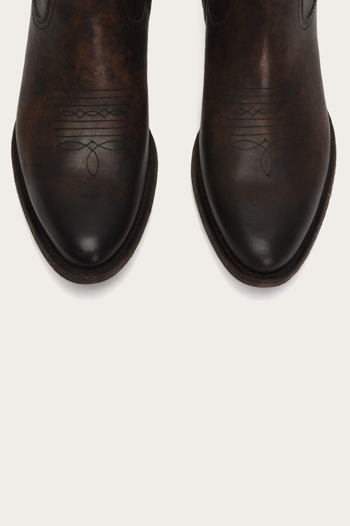 Frye austin inside hot sale zip cognac