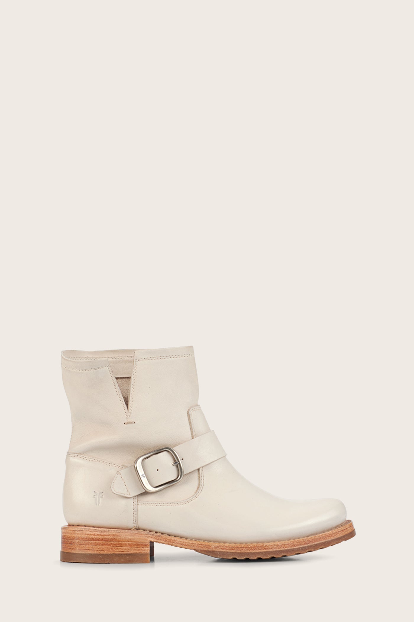 White shop frye booties