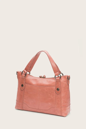 Frye leather sale melissa satchel handbag