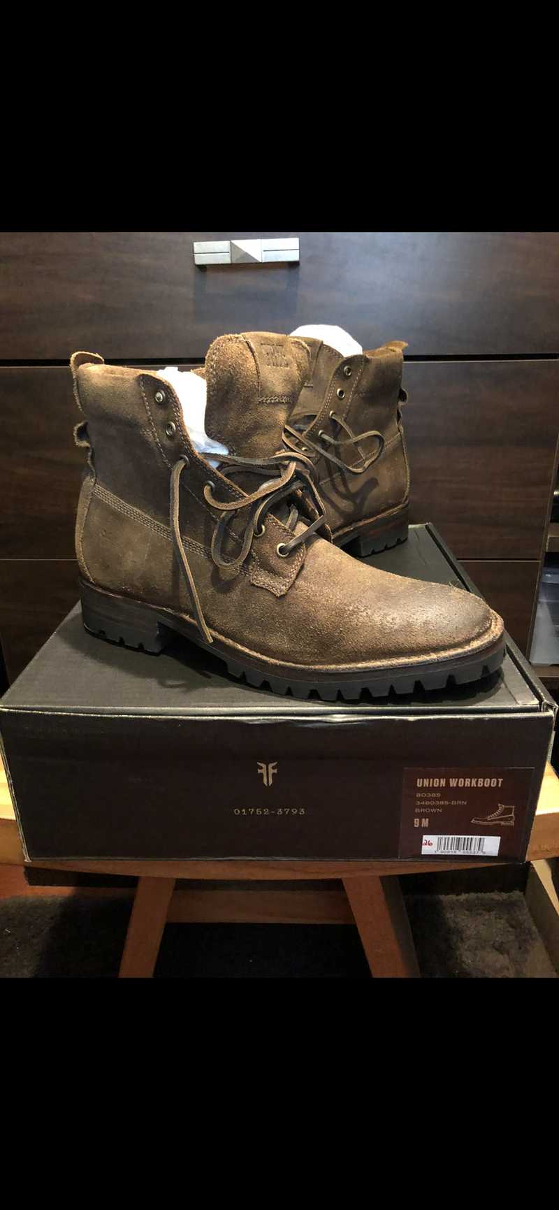 Frye dawson leather shop lug workboot