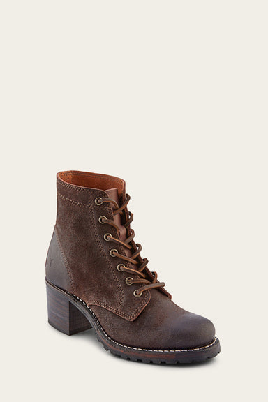 dark brown lace up boots womens